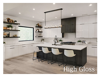 High Gloss Kitchen Cabinets | Clearwater, Tampa, Fl